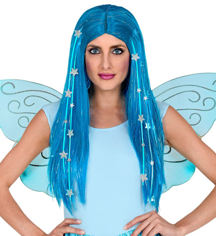 Widmann SRL Feeënpruik blauw met sterren