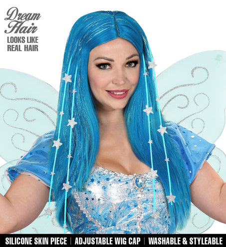 Widmann SRL Feeënpruik blauw met sterren