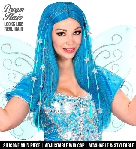 Widmann SRL Feeënpruik blauw met sterren