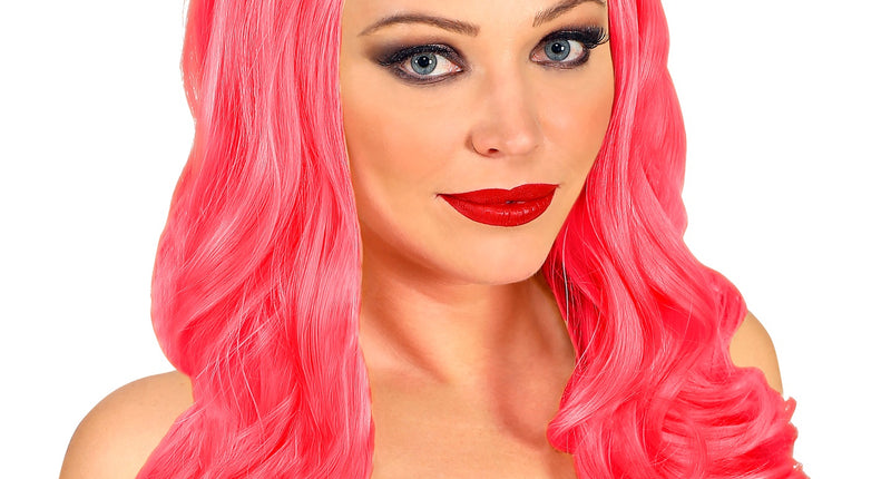 Widmann SRL Felroze lange pruik roxy