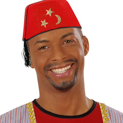 Widmann SRL Fez hoed vilt rood