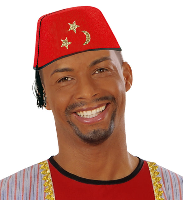 Widmann SRL Fez hoed vilt rood