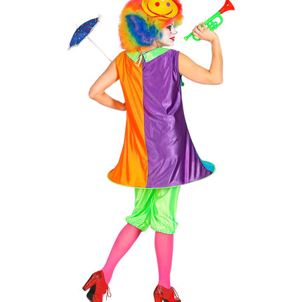 Widmann SRL Fleurige clownspak voor dames