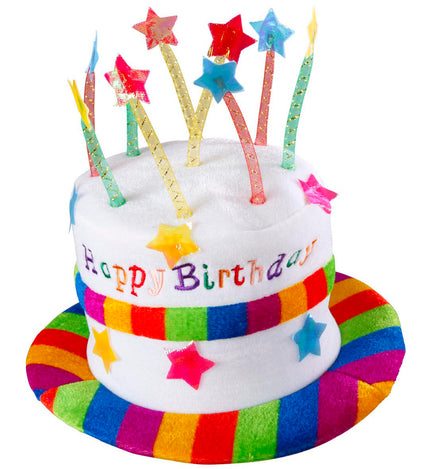 Widmann SRL Fluwelen hoed happy birthday