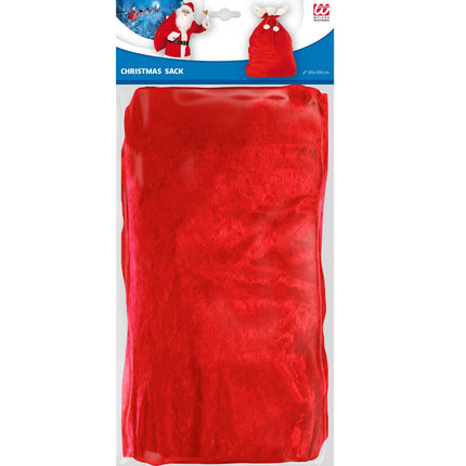 Widmann SRL Fluwelen kerstman zak