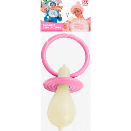 Widmann SRL Fop speen baby roze