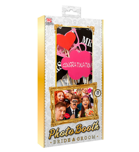 Widmann SRL Foto booth accessoires bruid en bruidegom