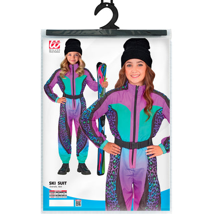 Widmann SRL Fout ski pak snowboarder luipaard multi kinderen
