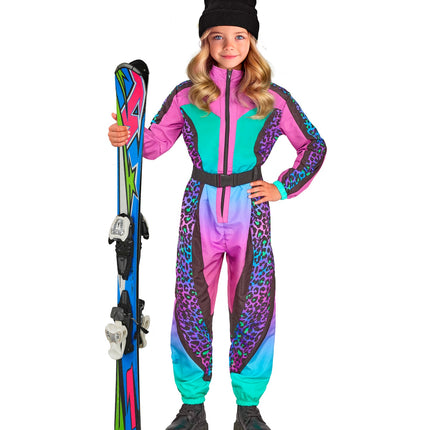 Widmann SRL Fout ski pak snowboarder luipaard multi kinderen