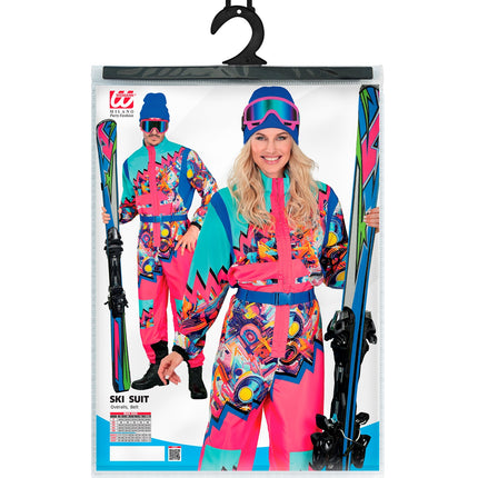 Widmann SRL Fout ski pak snowboarder roze/lichtblauw