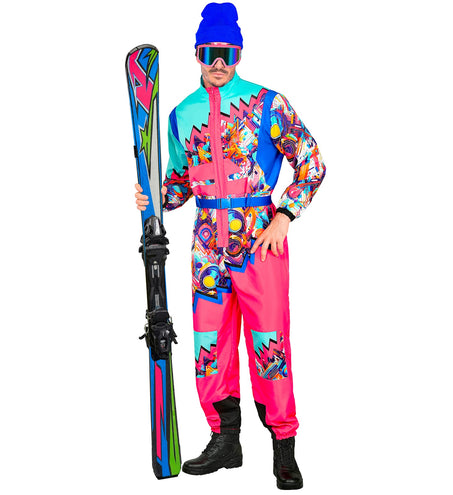 Widmann SRL Fout ski pak snowboarder roze/lichtblauw