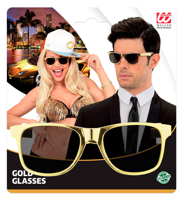 Widmann SRL Foute gouden bril karakter