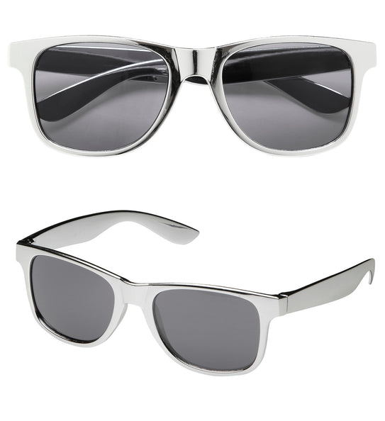 Widmann SRL Foute zilveren bril karakter