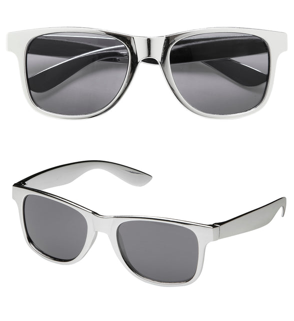 Widmann SRL Foute zilveren bril karakter