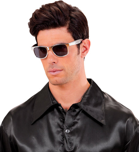 Widmann SRL Foute zilveren bril karakter