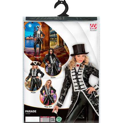 Widmann SRL Frackjas in zwart en zilver