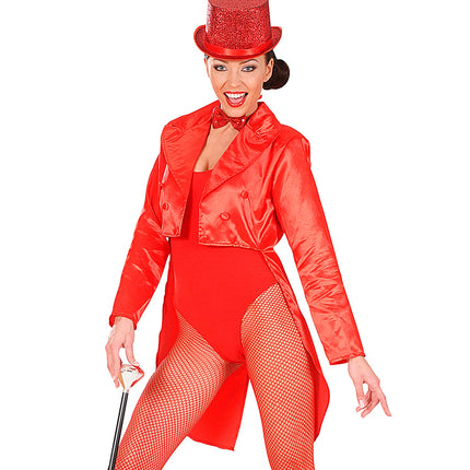 Widmann SRL Frackjas Satijn Dames Rood