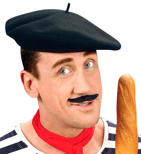 Widmann SRL Franse baret zwart luxe