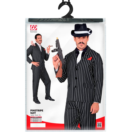 Widmann SRL Gangster kostuum krijtstreep heren