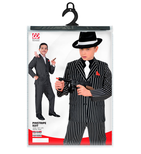 Widmann SRL Gangster kostuum krijtstreep kinderen