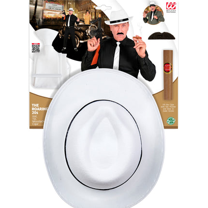 Widmann SRL Gangster verkleedset wit