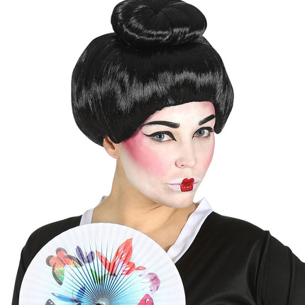 Widmann SRL Geisha pruik Tippi wan