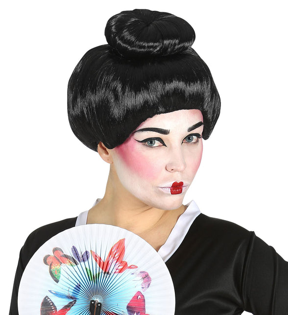 Widmann SRL Geisha pruik Tippi wan