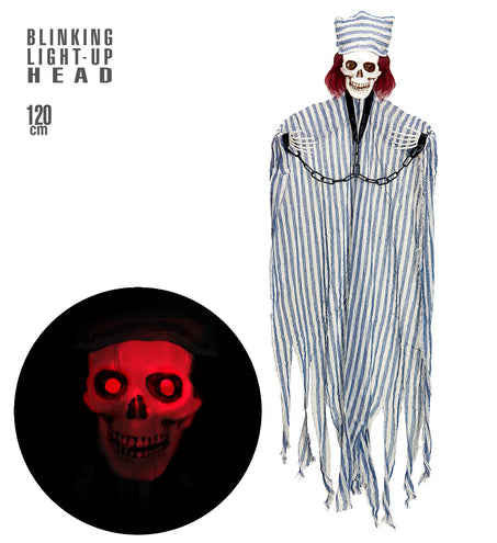 Widmann SRL Geketende Gevangene decoratie 120cm