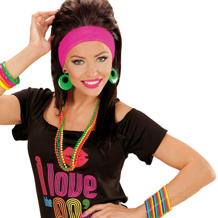 Widmann SRL Gekleurde armbanden neon disco