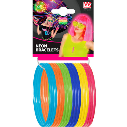 Widmann SRL Gekleurde armbanden neon disco