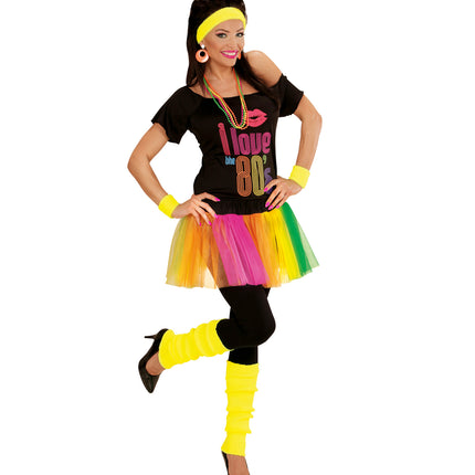 Widmann SRL Gele beenwarmers neon