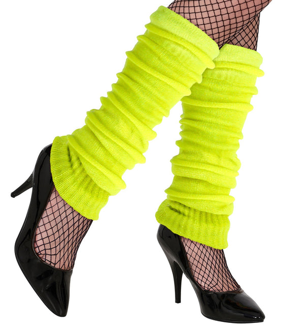 Widmann SRL Gele beenwarmers neon