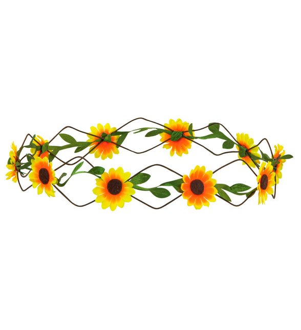 Widmann SRL Gele bloemen hoofdbandjes