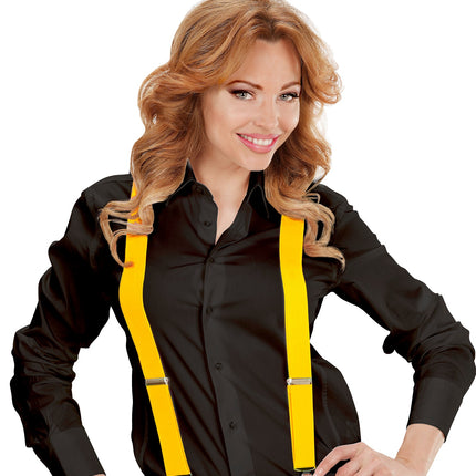 Widmann SRL Gele bretels verstelbaar