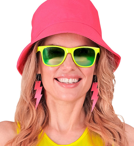 Widmann SRL Gele karakter bril Blues brother