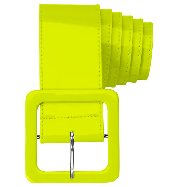 Widmann SRL Gele neon riem vinyl