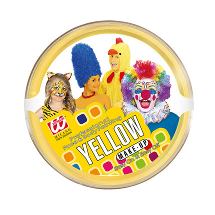 Widmann SRL Gele schmink voor carnaval