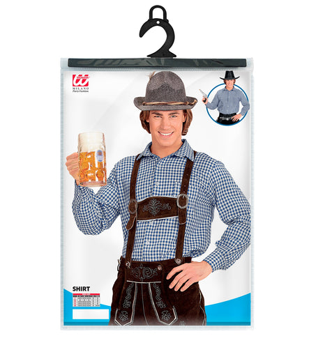 Widmann SRL Geruit shirt Gustav