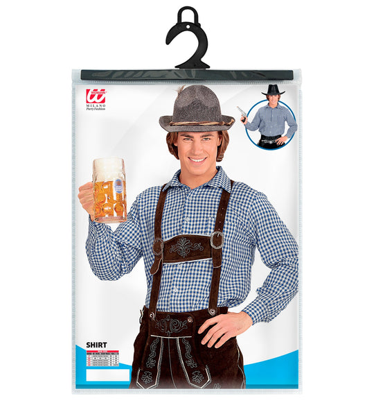 Widmann SRL Geruit shirt Gustav