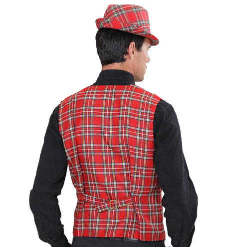 Widmann SRL Geruit vest Tartan motief rood