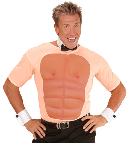 Widmann SRL Gespierd shirt six pack heren