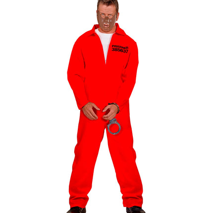 Widmann SRL Gevangenen overall met handboeien