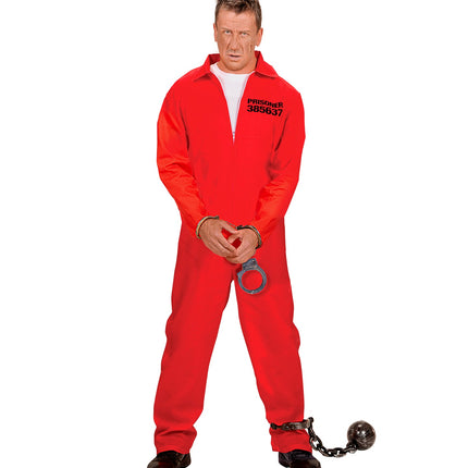 Widmann SRL Gevangenen overall met handboeien