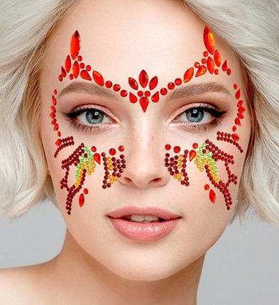 Widmann SRL Gezichtsdecoratie duivel Isa