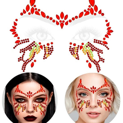 Widmann SRL Gezichtsdecoratie duivel Isa