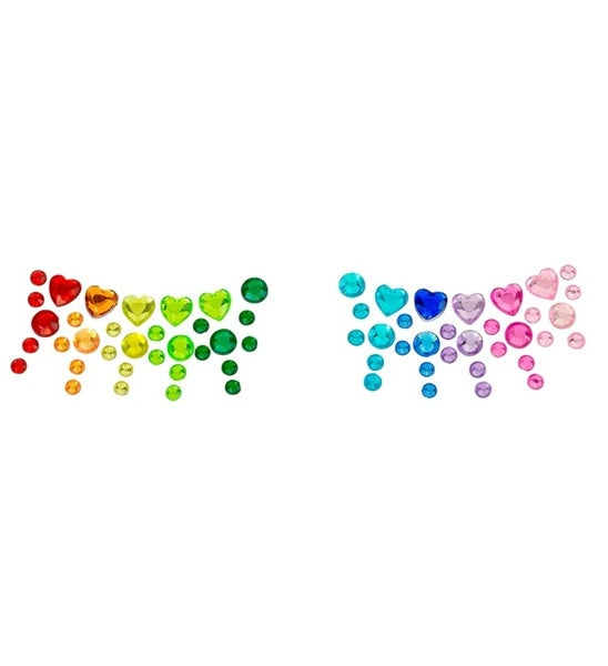 Widmann SRL Gezichtsdecoratie regenboog Lotje