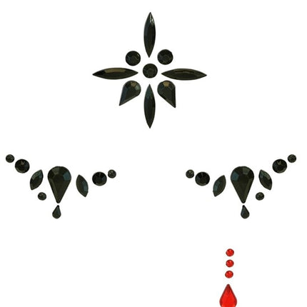 Widmann SRL Gezichtsdecoratie vampier Nora