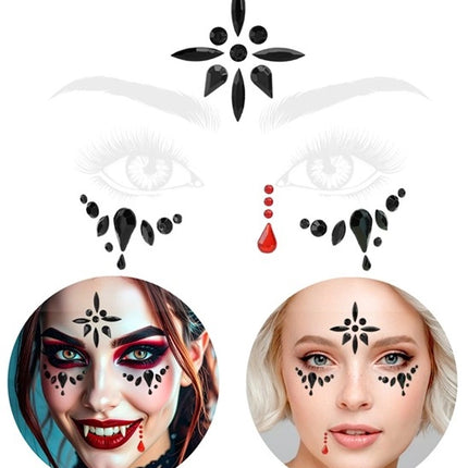 Widmann SRL Gezichtsdecoratie vampier Nora