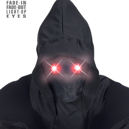 Widmann SRL Gezichtsloos Masker Met Kap Rood Licht