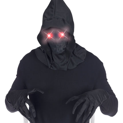 Widmann SRL Gezichtsloos Masker Met Kap Rood Licht